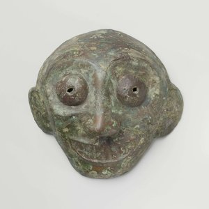 Maschera di bronzo cinese, c.1100-800 a.C.